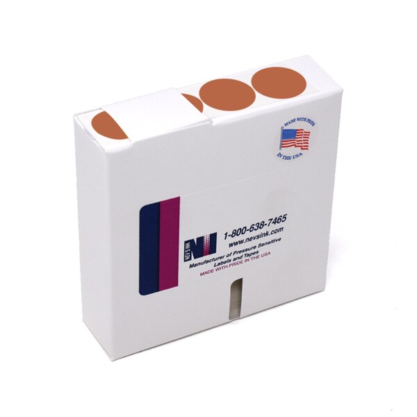 1" Color Coding Dots Copper - Roll Form
